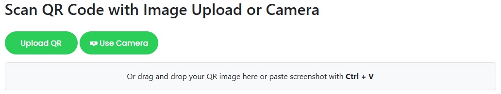 qr scanner QR Code Preview
